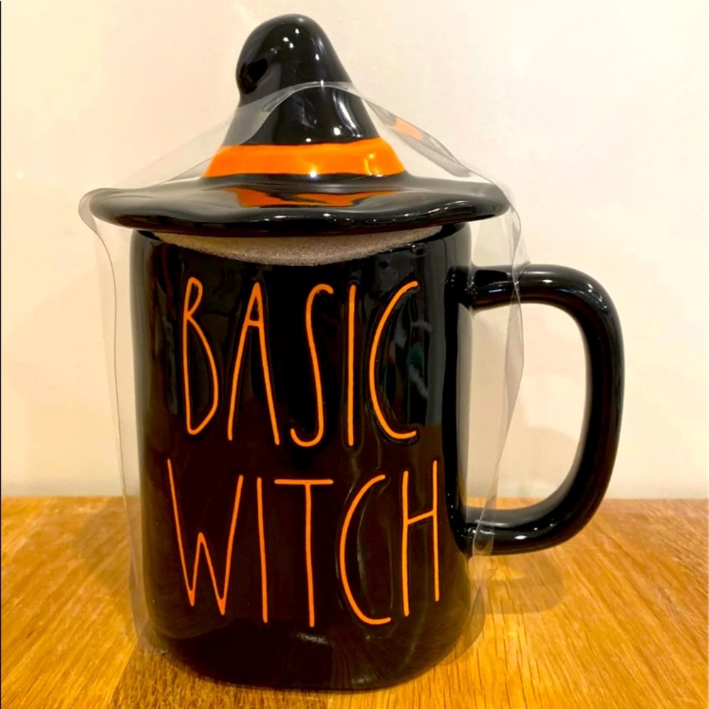 - Rae Dunn Halloween Basic Witch Mug with Witch Hat